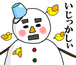 Kanazawa valve snowman sticker #7843504