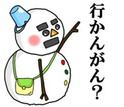 Kanazawa valve snowman sticker #7843508