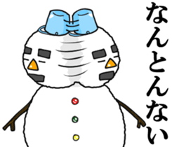 Kanazawa valve snowman sticker #7843511