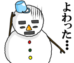 Kanazawa valve snowman sticker #7843512