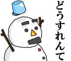 Kanazawa valve snowman sticker #7843519