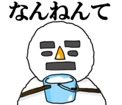 Kanazawa valve snowman sticker #7843520