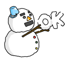 Kanazawa valve snowman sticker #7843522