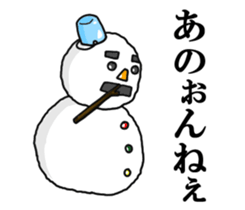 Kanazawa valve snowman sticker #7843523