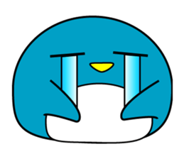 Large size round penguin 5th sticker #7843574