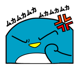 Large size round penguin 5th sticker #7843579