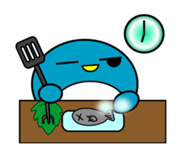 Large size round penguin 5th sticker #7843587