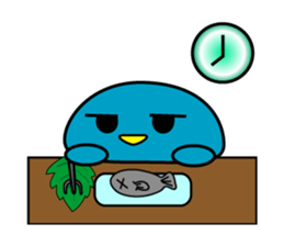 Large size round penguin 5th sticker #7843588