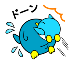 Large size round penguin 5th sticker #7843596