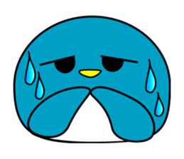 Large size round penguin 5th sticker #7843608