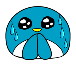 Large size round penguin 5th sticker #7843609