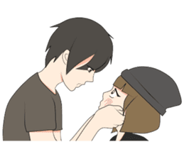 Short Couple Problem sticker #7844936
