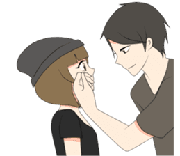 Short Couple Problem sticker #7844939