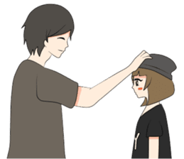 Short Couple Problem sticker #7844944