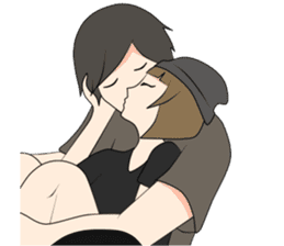 Short Couple Problem sticker #7844946