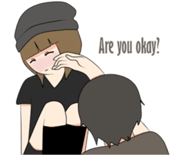 Short Couple Problem sticker #7844950