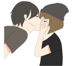 Short Couple Problem sticker #7844951