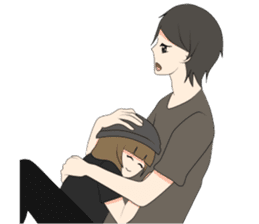 Short Couple Problem sticker #7844952