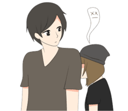 Short Couple Problem sticker #7844954