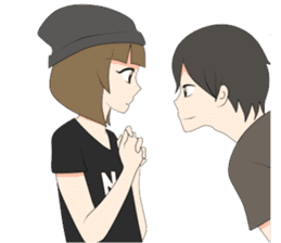 Short Couple Problem sticker #7844957