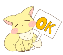 Daily life of the cute fox sticker #7845174