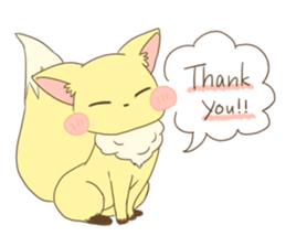 Daily life of the cute fox sticker #7845178