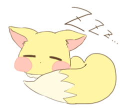 Daily life of the cute fox sticker #7845183