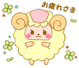 sheep nurse sticker #7845894