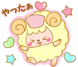 sheep nurse sticker #7845903