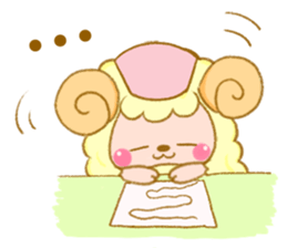 sheep nurse sticker #7845931