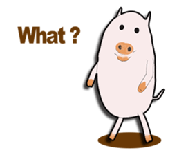 Nice to meet you!  I'm pig. sticker #7846155