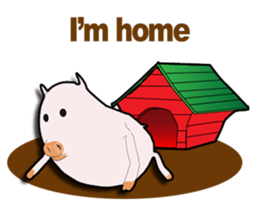 Nice to meet you!  I'm pig. sticker #7846165