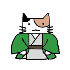 Japanese calico cat