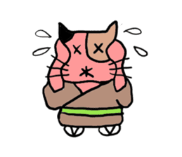 Japanese calico cat sticker #7846710