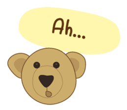 My little bear (MheeNao English version) sticker #7846895
