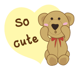My little bear (MheeNao English version) sticker #7846896