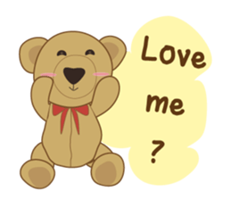 My little bear (MheeNao English version) sticker #7846901
