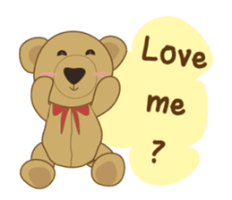 My little bear (MheeNao English version) sticker #7846901
