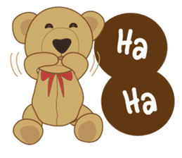 My little bear (MheeNao English version) sticker #7846921