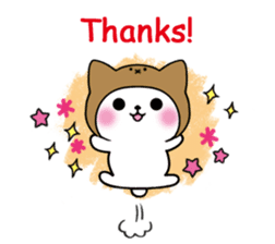 Cute cat of the hat (ENG.ver) sticker #7847892