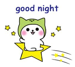 Cute cat of the hat (ENG.ver) sticker #7847902