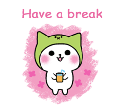 Cute cat of the hat (ENG.ver) sticker #7847904