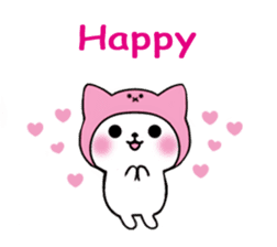 Cute cat of the hat (ENG.ver) sticker #7847905