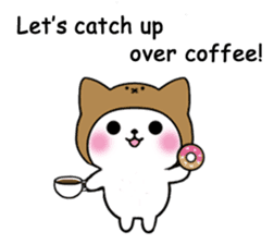 Cute cat of the hat (ENG.ver) sticker #7847907