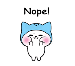 Cute cat of the hat (ENG.ver) sticker #7847911