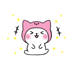 Cute cat of the hat (ENG.ver) sticker #7847912