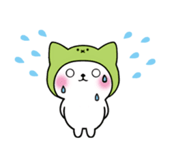 Cute cat of the hat (ENG.ver) sticker #7847913
