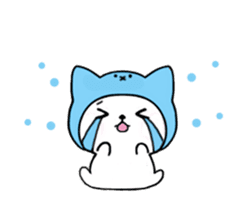 Cute cat of the hat (ENG.ver) sticker #7847914