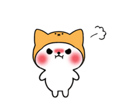 Cute cat of the hat (ENG.ver) sticker #7847915