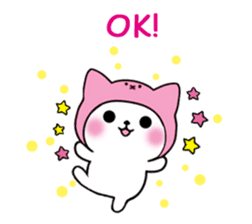 Cute cat of the hat (ENG.ver) sticker #7847918